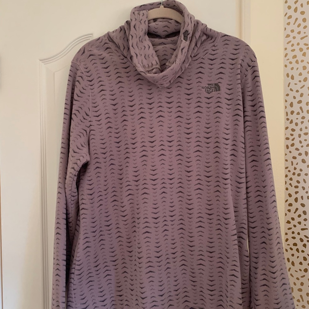North Face Mock Neck Fleece Pullover